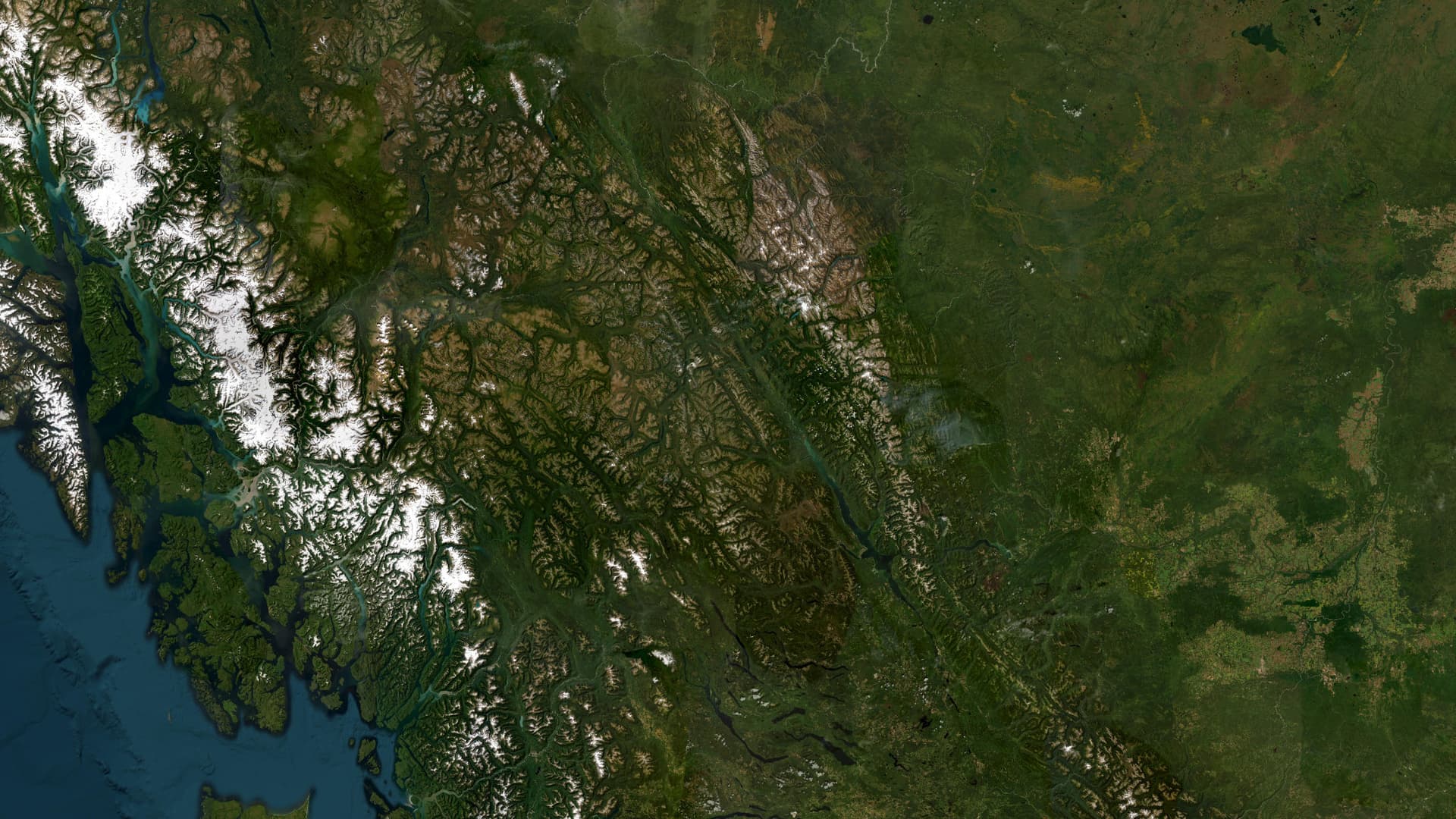 Satellite basemap of the global mineral-tenure map